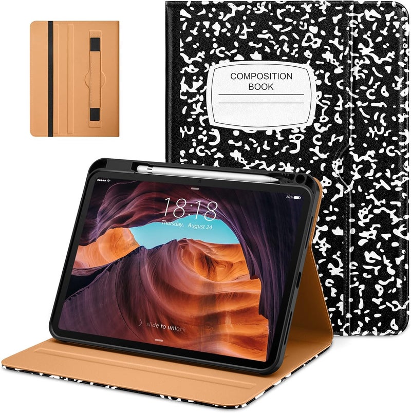 DTTO for iPad (A16) 11th Generation Case 11 Inch 2025, iPad 10th Generation Case 10.9 Inch 2022, Premium Leather Business Folio Stand Cover with Pencil Holder - Auto Wake/Sleep, Book - Image 1